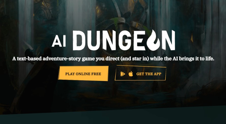 AI Dungeon Gameplay -kuva