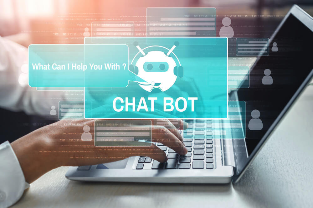Chatbot-teknologian infografiikka