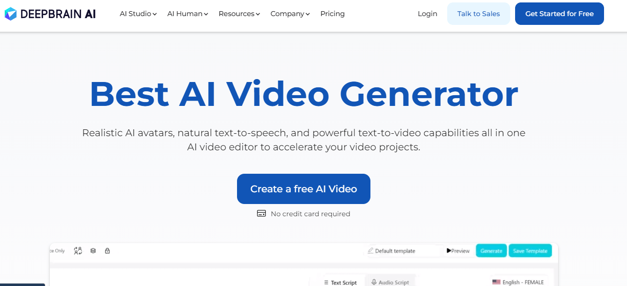 DeepBrain.AI nopeuttaa videoprojektejasi.
